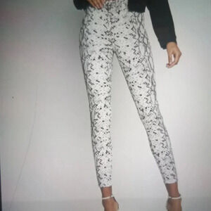 Good American good waist snake print women's 18